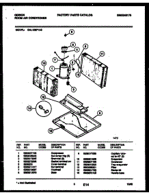 05 - System Parts parts for Frigidaire Air Conditioner GAL128P1A3 from AppliancePartsPros.com