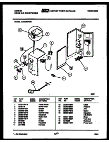 03 - Electrical Parts parts for Frigidaire Air Conditioner GAS258P2K1 from AppliancePartsPros.com