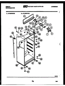 03 - Cabinet Parts parts for Frigidaire Refrigerator RT19F3WT3E from AppliancePartsPros.com