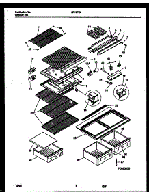 05 - Shelves And Supports parts for Frigidaire Refrigerator RT19F5WX3C from AppliancePartsPros.com