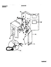 03 - Controls parts for Frigidaire Air Conditioner GAS18EW2A2 from AppliancePartsPros.com