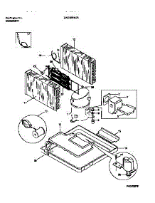 05 - Compressor parts for Frigidaire Air Conditioner GAS18EW2A2 from AppliancePartsPros.com