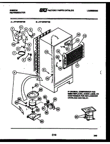 05 - System And Automatic Defrost Parts parts for Frigidaire Refrigerator RT19F3WT3E from AppliancePartsPros.com