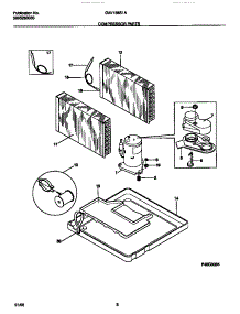 05 - Compressor Parts parts for Frigidaire Air Conditioner GAV158S1A3 from AppliancePartsPros.com