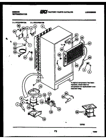 05 - System And Automatic Defrost Parts parts for Frigidaire Refrigerator RT21F6WV3A from AppliancePartsPros.com