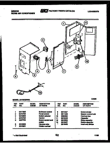 03 - Electrical Parts parts for Frigidaire Air Conditioner AK18E2RWA from AppliancePartsPros.com