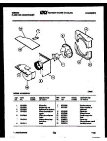 04 - Air Handling Parts parts for Frigidaire Air Conditioner AK18E2RWA from AppliancePartsPros.com