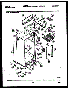 03 - Cabinet Parts parts for Frigidaire Refrigerator RT19F9WV3B from AppliancePartsPros.com