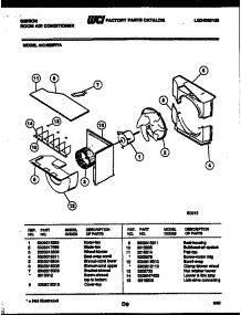 04 - Air Handling Parts parts for Frigidaire Air Conditioner AK18E5RYA from AppliancePartsPros.com