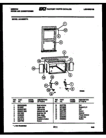 06 - Cabinet And Installation Parts parts for Frigidaire Air Conditioner AK18E5RYA from AppliancePartsPros.com