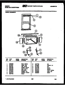 06 - Cabinet And Installation Parts parts for Frigidaire Air Conditioner AK24E6RVG from AppliancePartsPros.com