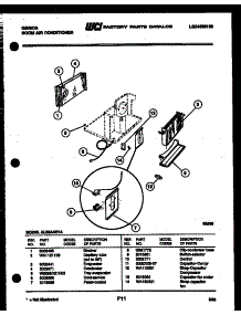 03 - Electrical Parts parts for Frigidaire Air Conditioner AL06A4EVA from AppliancePartsPros.com