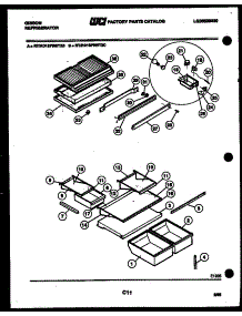 04 - Shelves And Supports parts for Frigidaire Refrigerator RT19F9WT3C from AppliancePartsPros.com