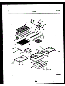 05 - Shelves And Supports parts for Frigidaire Refrigerator RT21F7DX3A from AppliancePartsPros.com