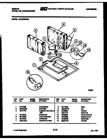 05 - System Parts parts for Frigidaire Air Conditioner AK18E5RWA from AppliancePartsPros.com