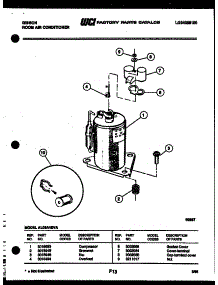 05 - Compressor Parts parts for Frigidaire Air Conditioner AL06A4EVA from AppliancePartsPros.com