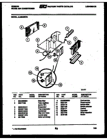 03 - Electrical Parts parts for Frigidaire Air Conditioner AL05A5EYA from AppliancePartsPros.com