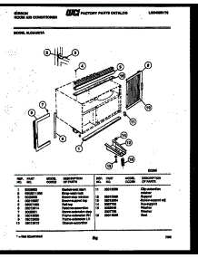 06 - Cabinet And Installation Parts parts for Frigidaire Air Conditioner AL05A5EYA from AppliancePartsPros.com