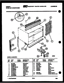 06 - Cabinet And Installation Parts parts for Frigidaire Air Conditioner AL06A4EVA from AppliancePartsPros.com