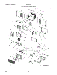 03 - Replacement Parts parts for Gibson Air Conditioner GAS255Q2A2 from AppliancePartsPros.com