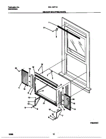 07 - Window Mounting Parts parts for Frigidaire Air Conditioner GAL103Y1A2 from AppliancePartsPros.com