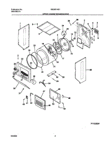 03 - Dry Cab,Drm,Htr parts for Gibson Washer Dryer Combo GES831AS1 from AppliancePartsPros.com