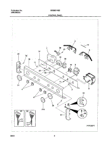 07 - Control Panel parts for Gibson Washer Dryer Combo GES831AS2 from AppliancePartsPros.com