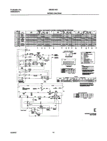 14 - 134124200 Wiring Diagram parts for Gibson Washer Dryer Combo GES831AS1 from AppliancePartsPros.com