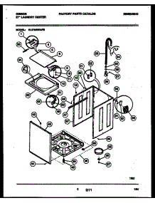 05 - Cabinet Parts parts for Frigidaire Washer Dryer Combo EL27M6WAFB from AppliancePartsPros.com