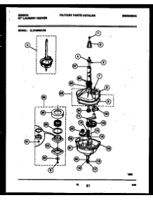 07 - Transmission Parts parts for Frigidaire Washer Dryer Combo EL27M6WAFB from AppliancePartsPros.com