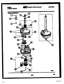 07 - Transmission Parts parts for Frigidaire Washer Dryer Combo WL24F2WYMB from AppliancePartsPros.com