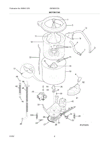 05 - Motor / Tub parts for Gibson Washer GWX833CS0 from AppliancePartsPros.com