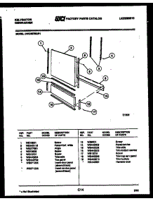 03 - Outer Door Parts parts for Frigidaire Dishwasher DWU6075GR1 from AppliancePartsPros.com