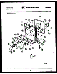 04 - Inner Door Parts parts for Frigidaire Dishwasher DWU6075GR1 from AppliancePartsPros.com