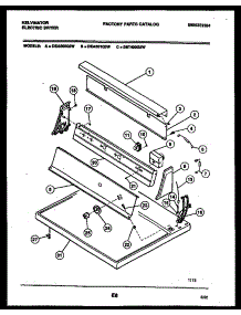 04 - Console And Control Parts parts for Frigidaire Dryer DEA500G3D from AppliancePartsPros.com