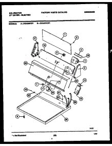 04 - Console And Control Parts parts for Frigidaire Dryer DEA500KD1 from AppliancePartsPros.com