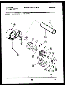 05 - Motor And Blower Parts parts for Frigidaire Dryer DEA500KD1 from AppliancePartsPros.com