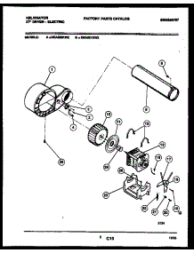 05 - Motor And Blower Parts parts for Frigidaire Dryer DEA500KD2 from AppliancePartsPros.com