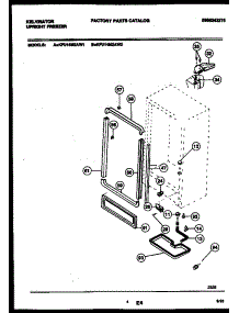 03 - Cabinet Parts parts for Frigidaire Freezer KFU14M2AW2 from AppliancePartsPros.com
