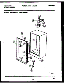 03 - Cabinet Parts parts for Frigidaire Freezer KFU09M2AW2 from AppliancePartsPros.com