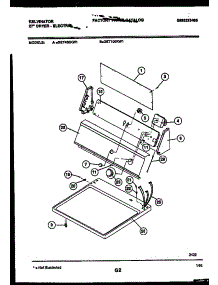 04 - Console And Control Parts parts for Frigidaire Dryer DET400KW1 from AppliancePartsPros.com
