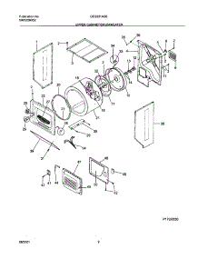 03 - Dry Cab,Drm,Htr parts for Gibson Washer Dryer Combo GES831AS0 from AppliancePartsPros.com