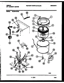 05 - Tub And Water Inlet parts for Frigidaire Washer Dryer Combo WL24F4WYMC from AppliancePartsPros.com
