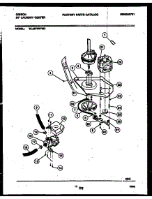 06 - Motor And Idler Arm Clutch parts for Frigidaire Washer Dryer Combo WL24F4WYMC from AppliancePartsPros.com