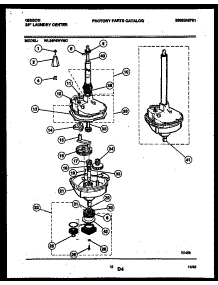 07 - Transmission Parts parts for Frigidaire Washer Dryer Combo WL24F4WYMC from AppliancePartsPros.com
