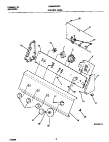 05 - P12c0012 Control Panel parts for Frigidaire Washer GWS645RHS0 from AppliancePartsPros.com