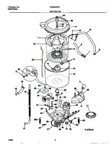 03 - Motor / Tub parts for Frigidaire Washer GWS645RBS3 from AppliancePartsPros.com