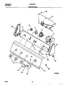 05 - Control Panel parts for Frigidaire Washer GWS645RBS3 from AppliancePartsPros.com