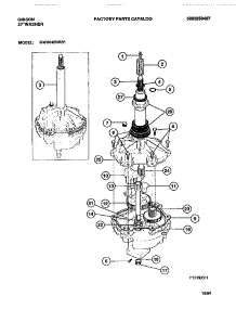 04 - Transmission parts for Frigidaire Washer GWX645RBS1 from AppliancePartsPros.com