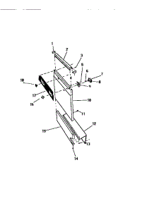 02 - Outer  Door parts for Frigidaire Dishwasher DWU2005T3W from AppliancePartsPros.com